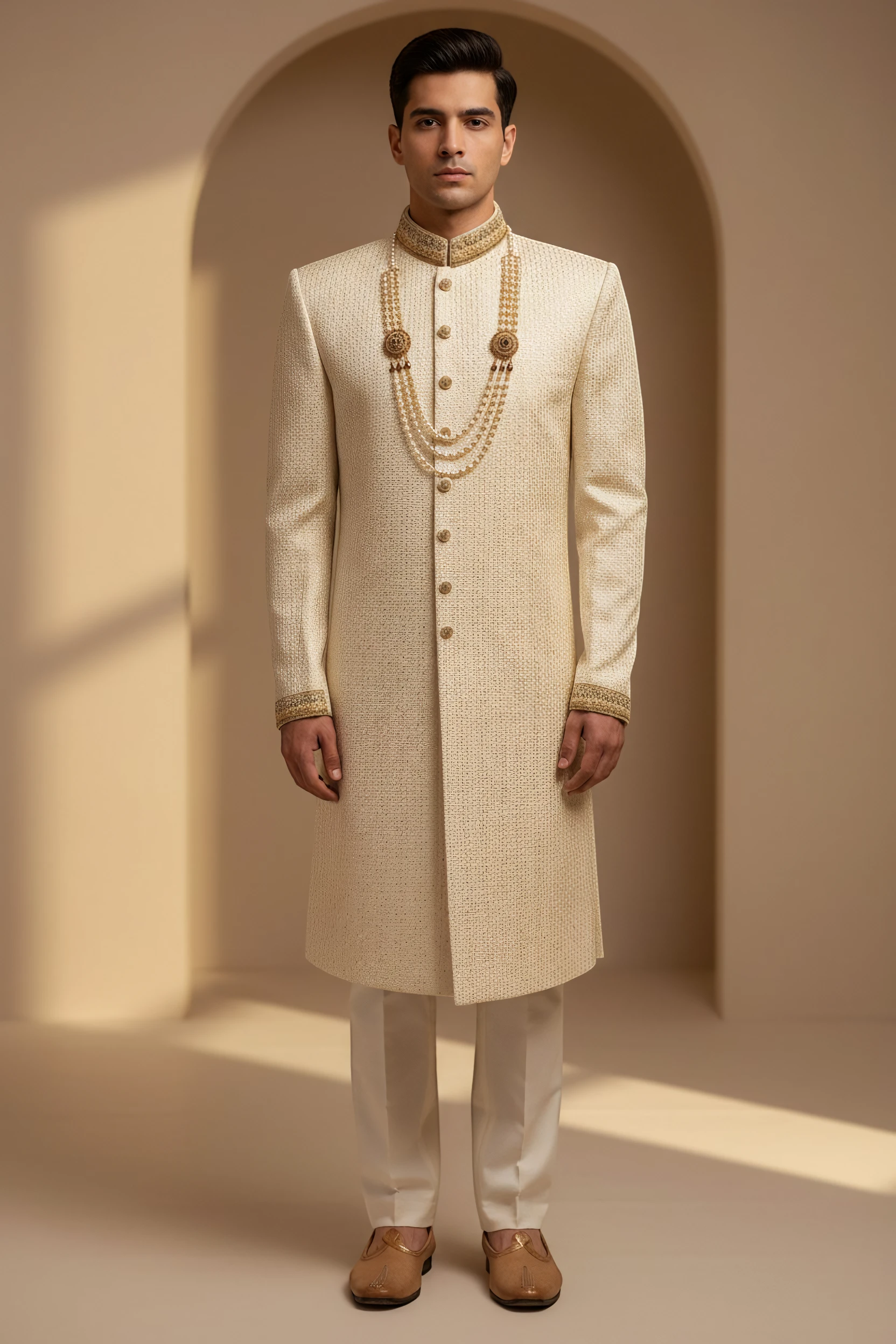 Ivory Royal Sherwani